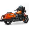 2017～2020 ツーリング EURO4 スリップオンマフラー (ブラック) Red Thunder1