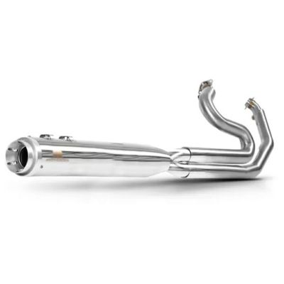 M8ツーリング 2-1 フルエキゾーストマフラー (ブラック) Red Thunder