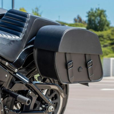 M8 ストリートボブ、スタンダード Baelor 28L クイックマウント・ミディアムサドルバッグ Viking Bags
