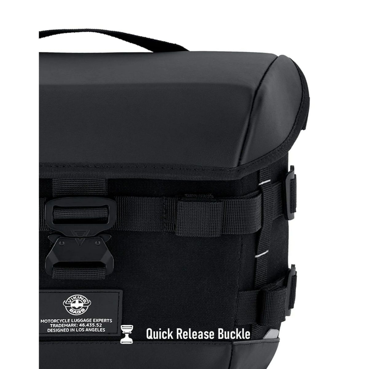 M8 ブレイクアウト、ファットボーイ Incognito 10L クイックマウント・スモールサドルバッグ (左用) Viking Bags6