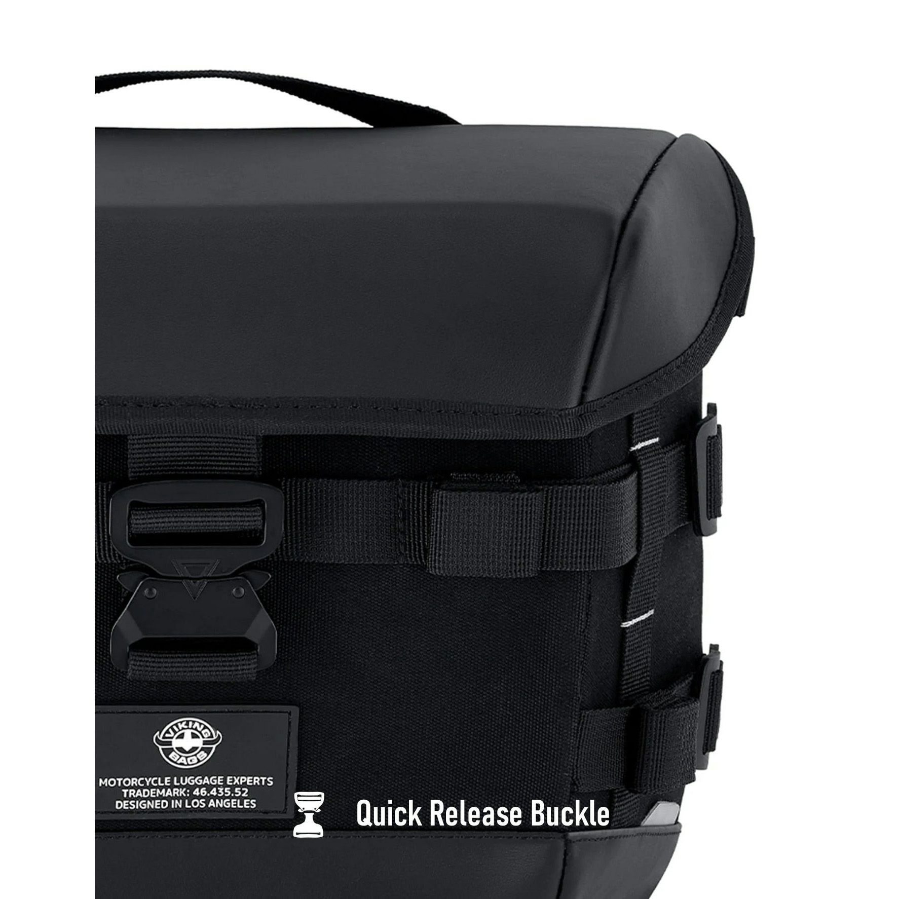 M8 ブレイクアウト、ファットボーイ Incognito 10L クイックマウント・スモールサドルバッグ (左用) Viking Bags6