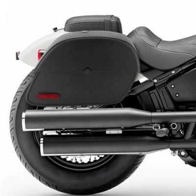 M8 ストリートボブ、スタンダード Panzer 28L クイックマウント・ミディアムサドルバッグ Viking Bags