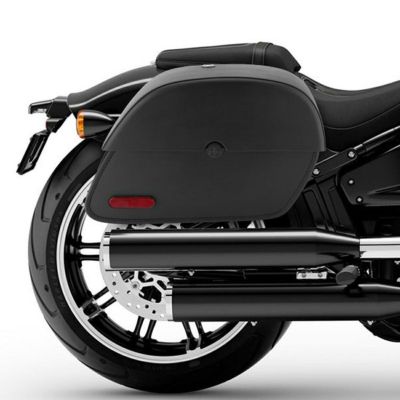 M8 ブレイクアウト、ファットボーイ Panzer 28L クイックマウント・ミディアムサドルバッグ Viking Bags