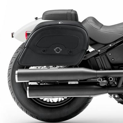M8 ストリートボブ、スタンダード Warrior 28L クイックマウント・ミディアムサドルバッグ Viking Bags