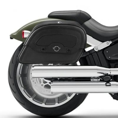 M8 ブレイクアウト、ファットボーイ Warrior 28L クイックマウント・ミディアムサドルバッグ Viking Bags