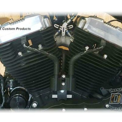 2007～2021 スポーツスター イグニッション Vコイル移設用 プラグコード ブラック Dk Custom