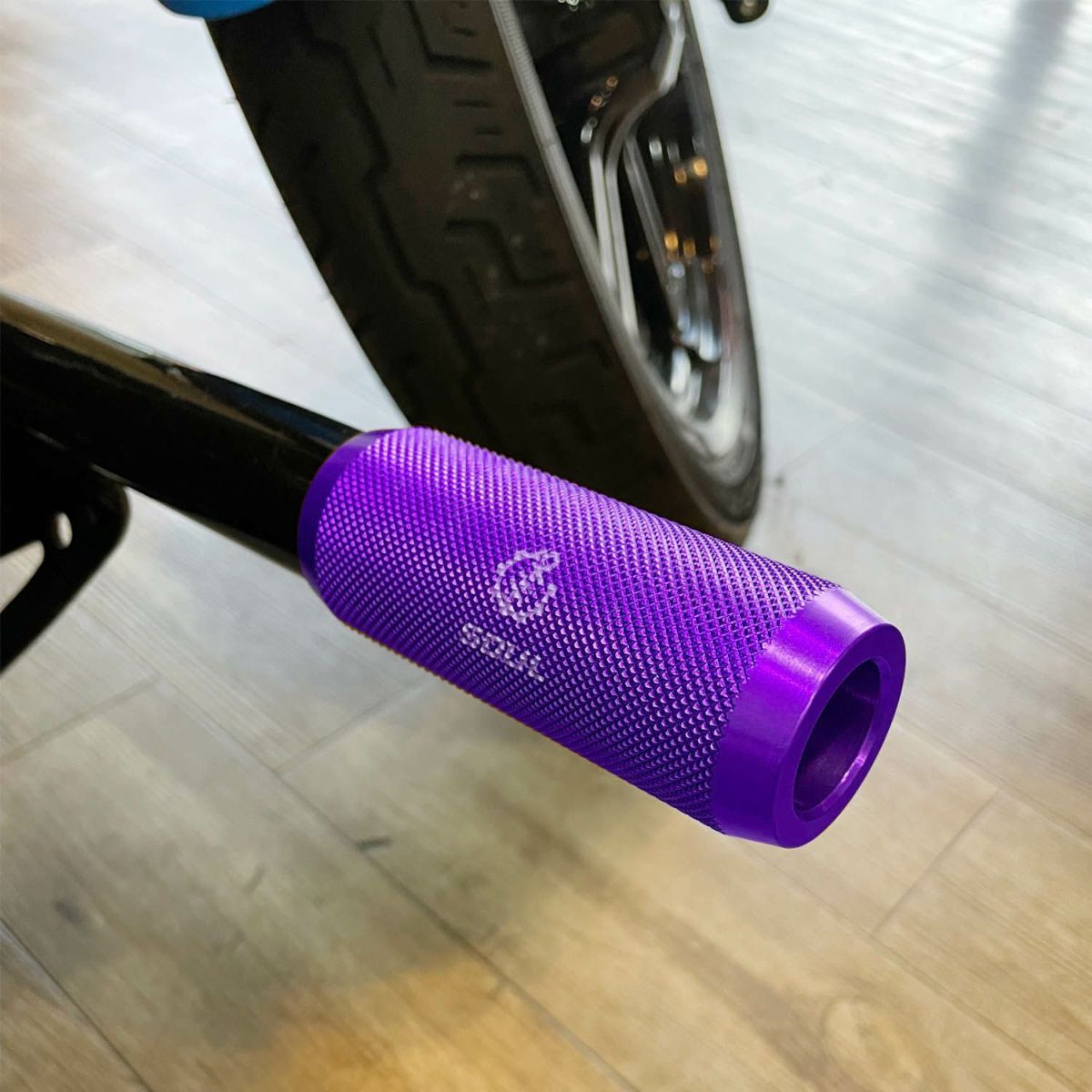 クラッシュバー用 スライダー パープルアルマイト SOUL