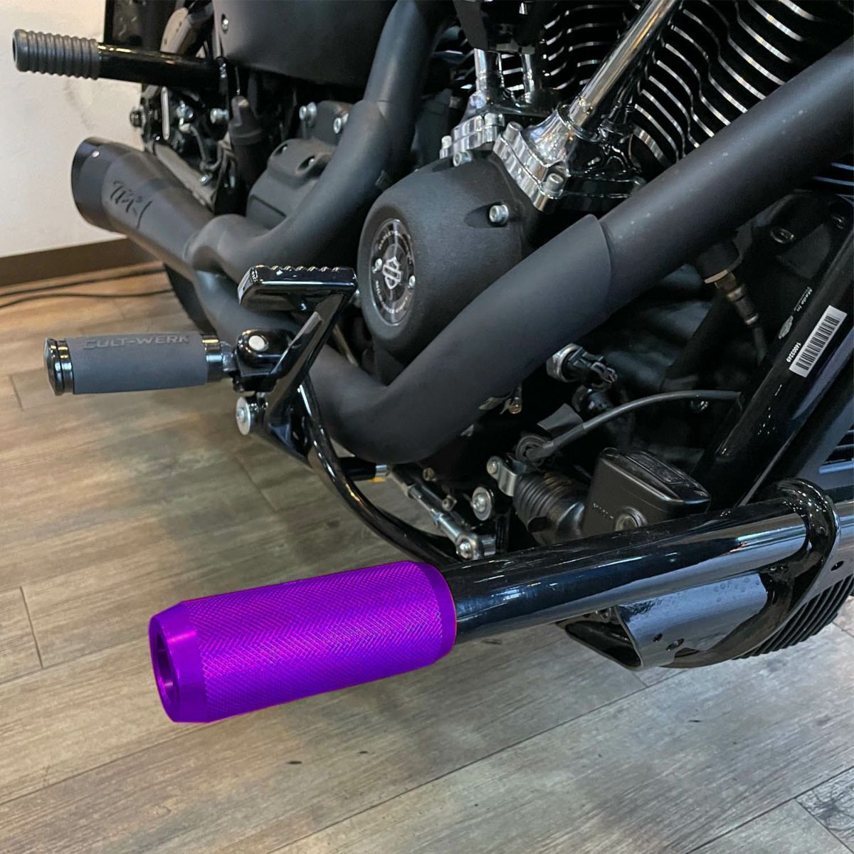 クラッシュバー用 スライダー パープルアルマイト SOUL 3