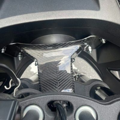 ローライダーST ドライカーボンフロントカウルステー MOTOR STAGE