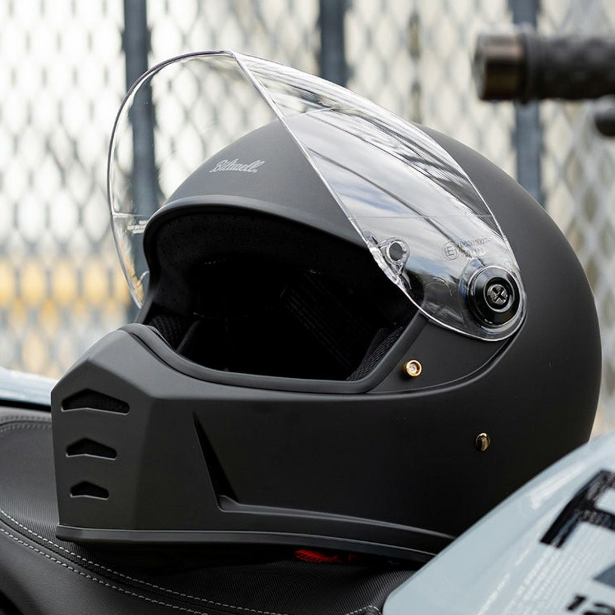 Biltwell Lane Splitter フルフェイスヘルメット (フラットブラック 