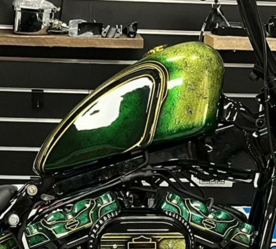 M8 ソフテイル レガシー・フュエルタンク (ロウスチール) DMP
