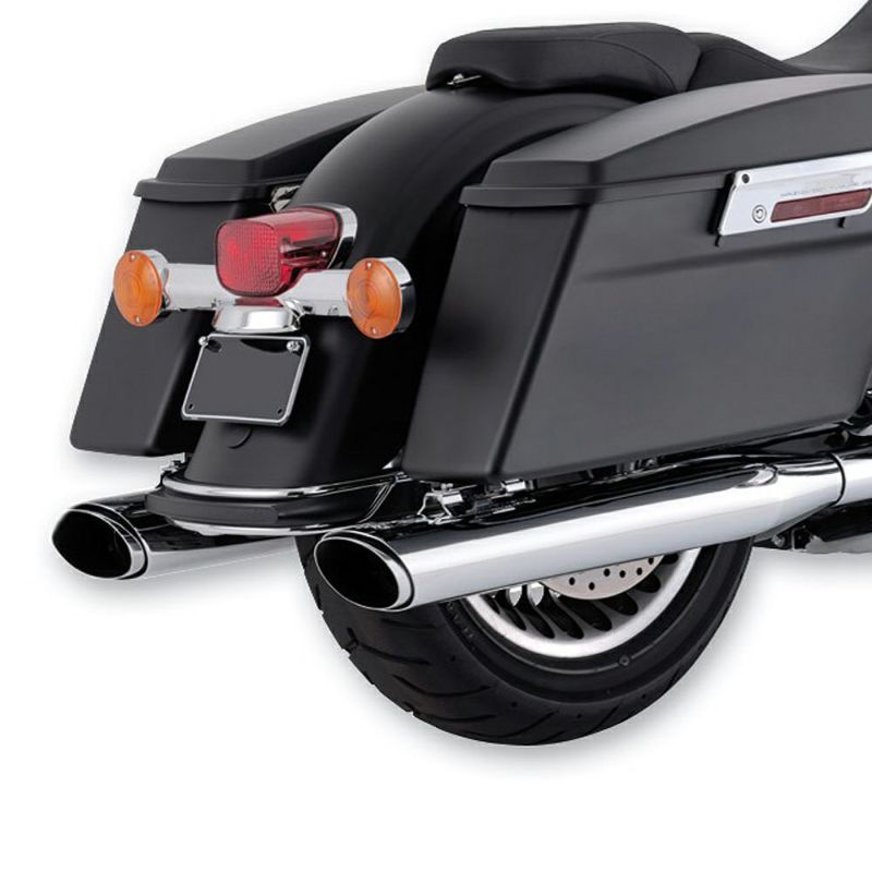 ハーレー 95-16 ツーリング バンス＆ハインズ ツインスラッシュ マフラー Amazon | Vance&Hines(バンスアンドハインズ) スリップオン