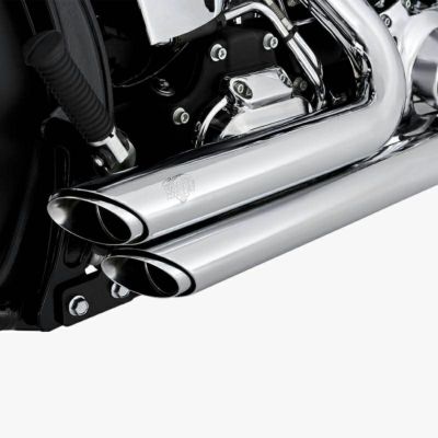 バンス＆ハインズ （VANCE&HINES）  Shortshots Staggered クローム ソフテイル