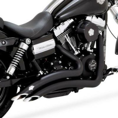 【SALE】バンス＆ハインズ （VANCE&HINES）ダイナ用ビッグラディウス 2-into-2 PCX仕様 ブラック