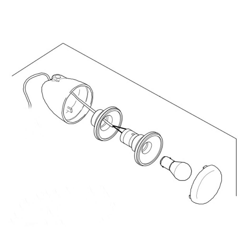 2009～2013 FXDB、FXDWG フロントウィンカー (クローム/アンバーレンズ)2