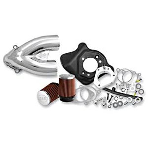 S＆S TUNED INDUCTION　エアークリーナーキット　クローム　電子制御スロットル用