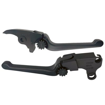 【SALE】2024以降 FLHX FLTRX アジャスタブル レバーセット Anthem ブラック PSR