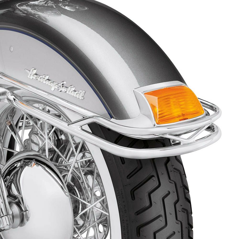 ハーレーヘリテイジ用　フロント&リア　フェンダーレール Amazon | クロムエアウィングフロントフェンダーレール ハーレー