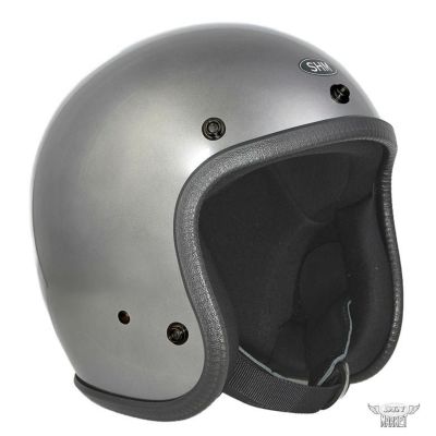 【セール】SHM Lot505 ジェットヘルメット ガーニッシュトリム ベアメタル Lサイズ