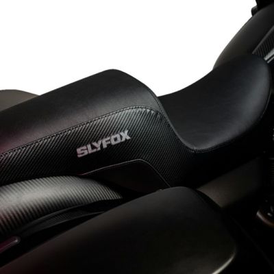 2008～2023 ツーリング プレデター・2UPシート (グレーロゴ) SLYFOX