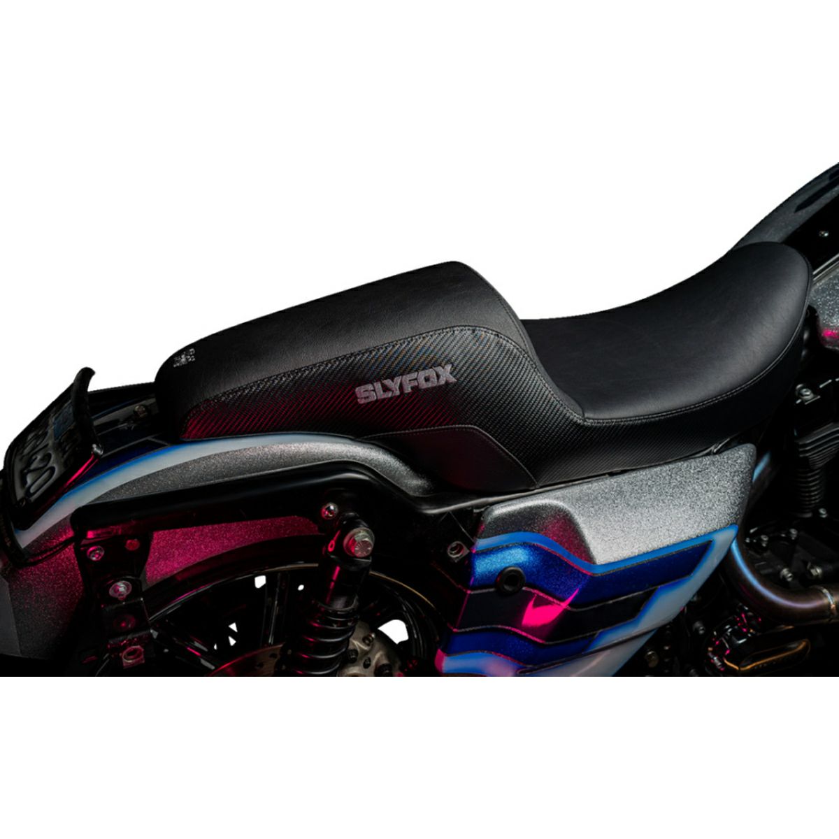 1997～2007 ツーリング プレデター・2UPシート (グレーロゴ) SLYFOX2