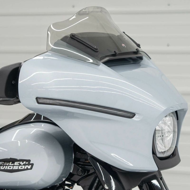 KAN☆ クロックワークス　ウインドシールド クロックワークス 8.5インチ FLAREウインドシールド ブラック