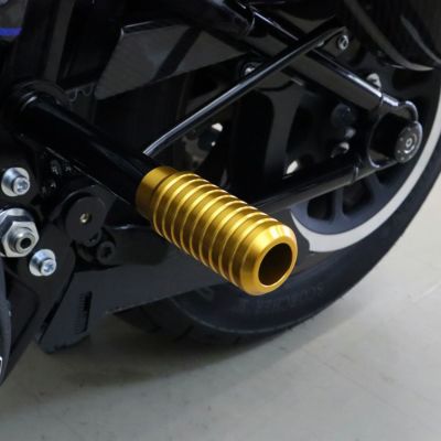 M8 ソフテイル BUNGKING(バンキン) リアクラッシュバー用 アルミスライダー (カラーアルマイト) SPEEDRA