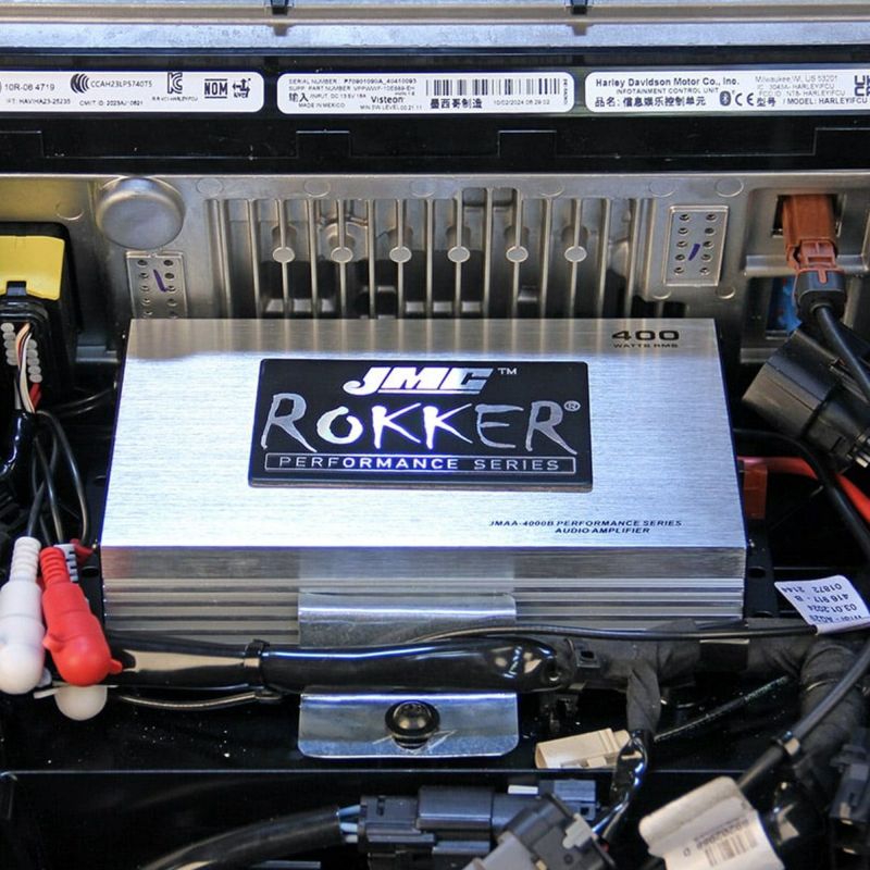 2024以降 ストリートグライド ROKKER ステージ6 400W・2CH アンプキット J&M1