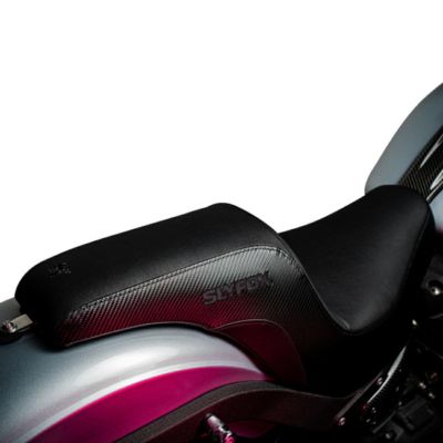 M8 ローライダー/S/ST、スポーツグライド SLYFOX プレデター・2UPシート (ブラックロゴ)