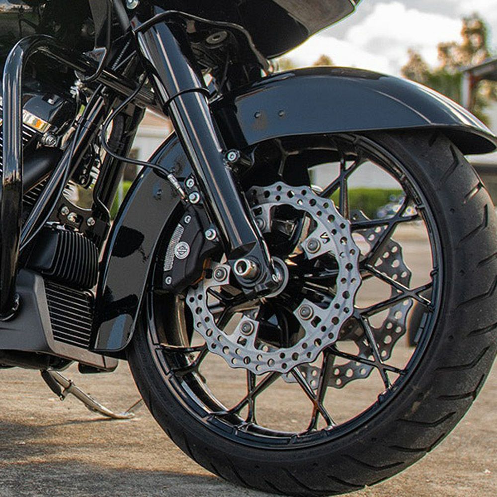 ハーレー ツーリング Fugitive 19インチフロントホイール コントラスト 