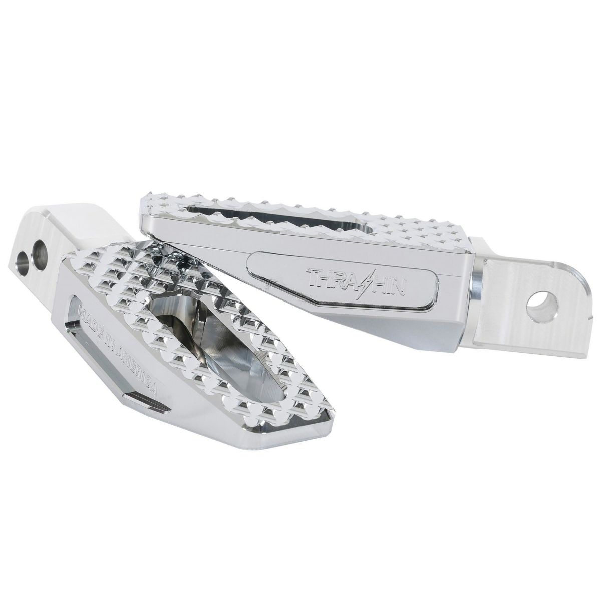 M8 ソフテイル、スポーツスターS、ナイトスター、パンアメリカ P-54 スリム パッセンジャーフットペグ (クローム) Thrashin Supply1