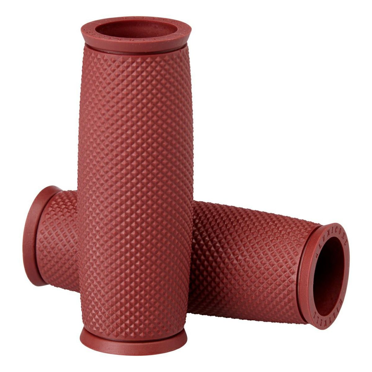 Biltwell リコイル・ハーレー用アルミコア ハンドグリップラバー (オックスブラッド)2