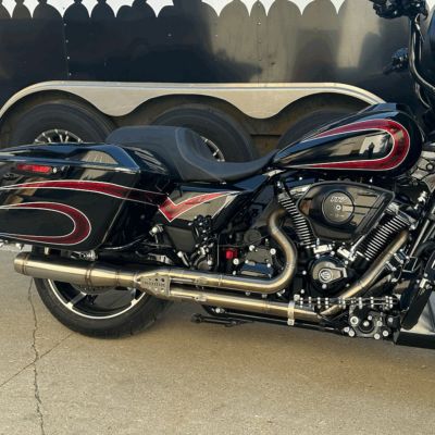 ハーレー　サンダーヘッダー　マフラー　エボ　ツインカム サンダーヘッダー TH1362XB Xシリーズ ハイ・パイプ 2-1フル