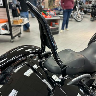 ロードグライド3、フリーホイーラー エクスカリバー・16インチバックレスト/プレーンパッド付 (ブラック) Siouxicide Choppers