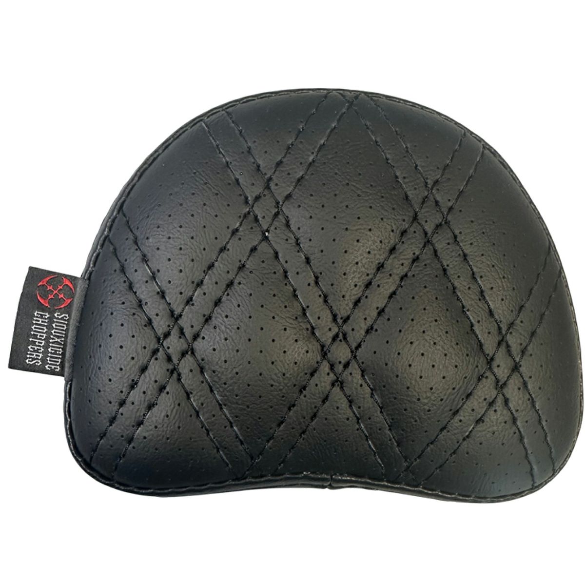 2009以降 ツーリング HALOW シーシーバー/クロスステッチパンチングバックレストパッド付 (クローム) Siouxicide Choppers2