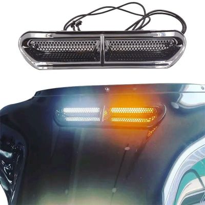 【セール】フェアリングベントトリム LEDインサート クローム