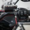 ツーリング、ソフテイル、ダイナ、スポーツスター、FXR スピードウェイ・クラッチ/ブレーキ パーチクランプ (ブラックxシルバー)1