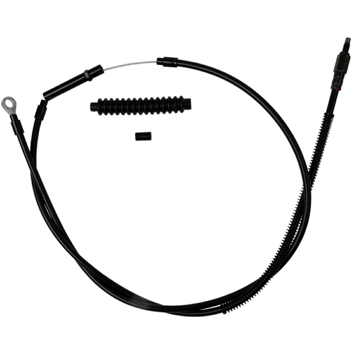 M8 ローライダー/ST、ヘリテイジクラシック 標準長ワンピースクラッチケーブル 70インチ (ステルスブラック) BARNETT1