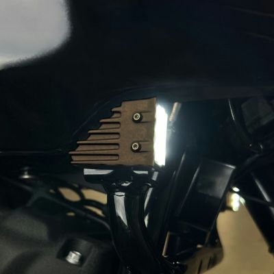 ローライダーST、エルディアブロ ハイパフォーマンス LEDフロントターンシグナル (ダークブロンズ) Custom Dynamics