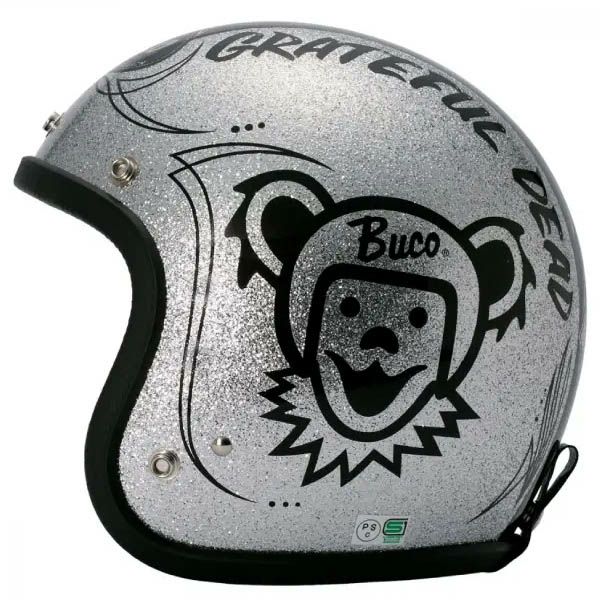 Buco ベビーブコ ヘルメット グレイトフルデッド2023モデル シルバーフレーク 3