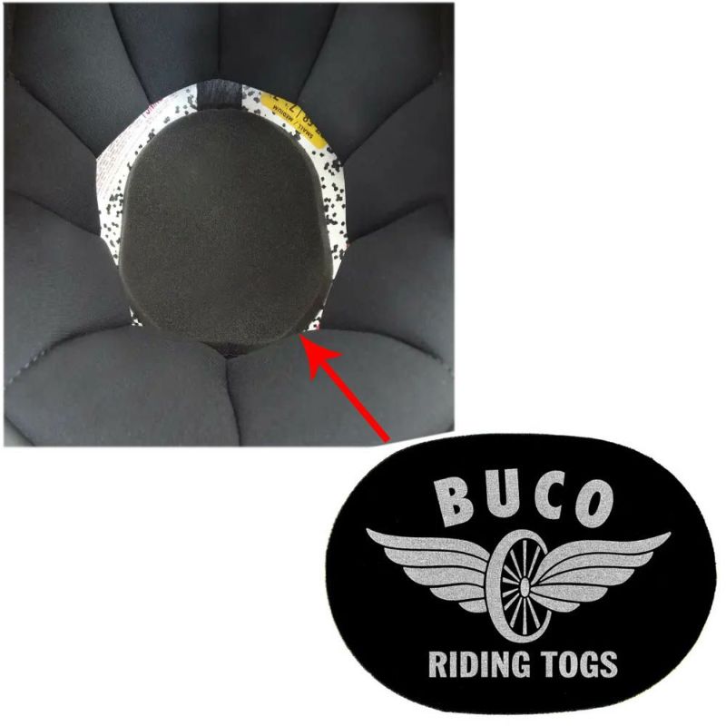 Buco ブコヘルメット 薄型インナーヘッドパッド  フライングホイールデザイン