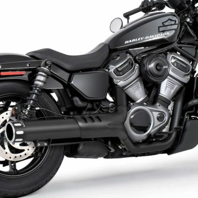 ナイトスター RH975/S 4インチ スリップオンマフラー イーグルエンドキャップ (ブラック/ブラックコントラスト) フリーダムパフォーマンス