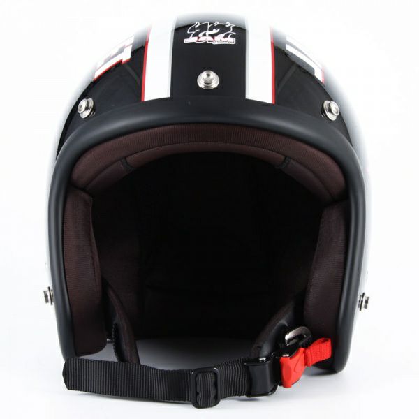 JJシリーズ SPIKE ジェットヘルメット グロスブラック 72JAM 2