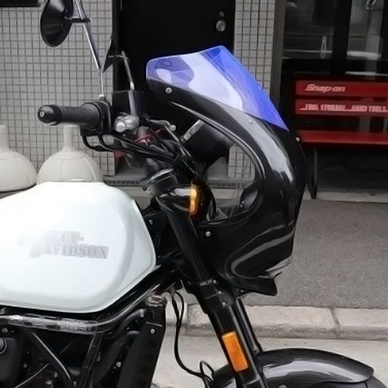 ハーレー X500 ビキニカウル (ホワイトパール) モーターステージ 