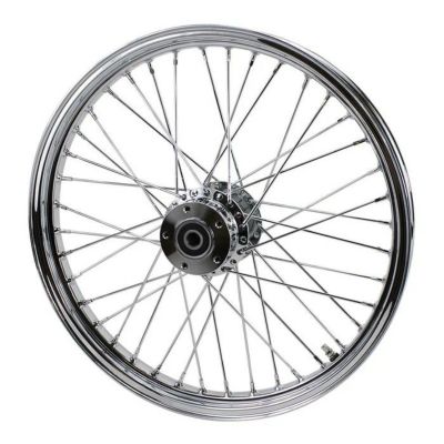 MOTO IRON 21x2.15 40スポーク・フロントホイール 【2000～2006 ソフテイル、2000～2005 ダイナ ワイドグライド】クローム