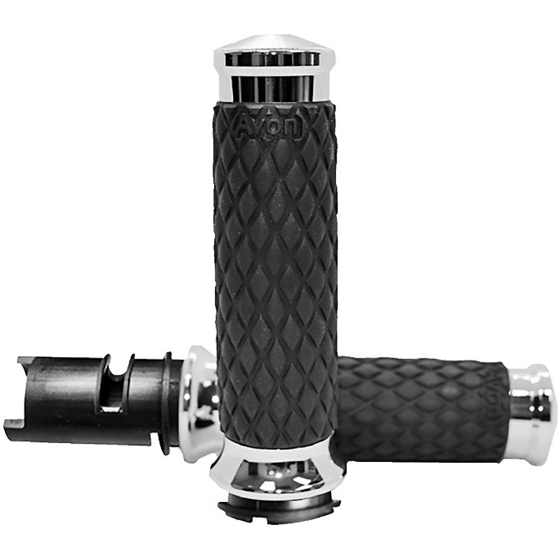 2024以降 ロードグライド、ストリートグライド ダイアモンド コントゥアグリップ (クローム) エイボン