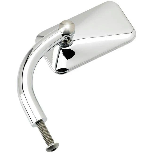 ハーレー スクエアミラー 左右共通 (クローム) ビルトウェル1