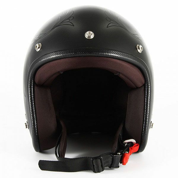 JCPシリーズ Leaf ジェットヘルメット シルバー ブラック 72JAM 3