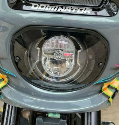 ローライダーST、エルディアブロ FXRTスタイル・ヘッドライトレンズ ドミネーター