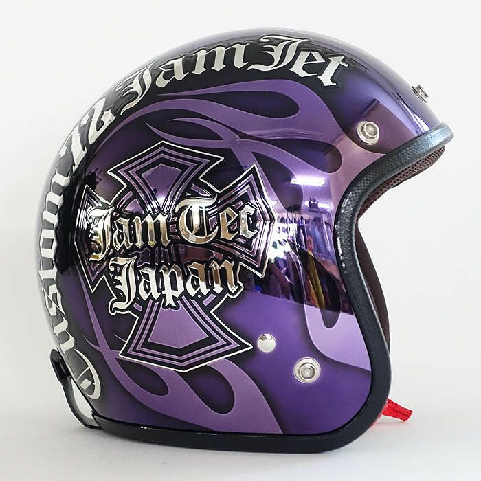 逸品モノシリーズ New Cross ジェットヘルメット メッキベース